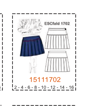 MOLDE ESCOLAR FALDAS - Imagen 13