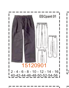 MOLDE ESCOLAR SHORTS - Imagen 22