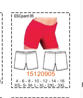 MOLDE ESCOLAR SHORTS - Imagen 2
