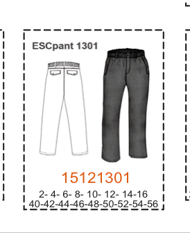 MOLDE ESCOLAR SHORTS - Imagen 6