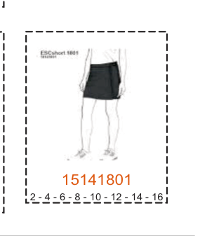 MOLDE ESCOLAR SHORTS - Imagen 16