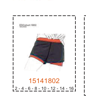 MOLDE ESCOLAR SHORTS - Imagen 17