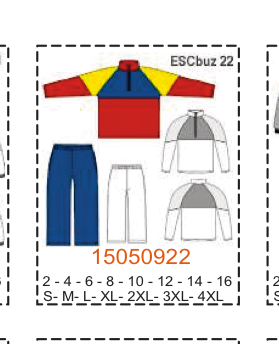 MOLDE ESCOLAR BUZOS - Imagen 24