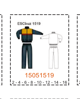 MOLDE ESCOLAR BUZOS - Imagen 3