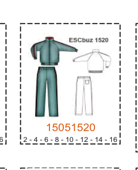 MOLDE ESCOLAR BUZOS - Imagen 4