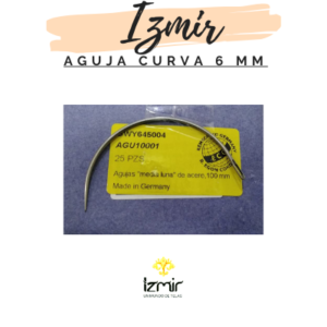 AGUJA CURVA 6 MM