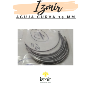 AGUJA CURVA 15 MM