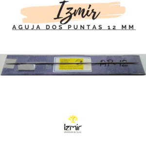 AGUJA 2 PUNTAS DE 12