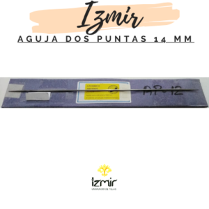 AGUJA 2 PUNTAS DE 14