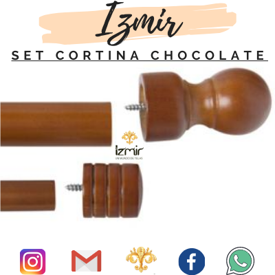 SET DE MADERA CHOCOLATE 2 MT 19/28 MM - Imagen 2