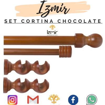 SET DE MADERA CHOCOLATE 2 MT 19/28 MM - Imagen 6