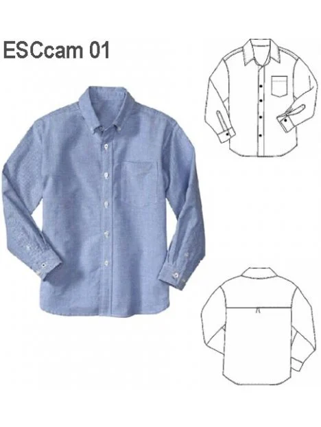 MOLDE CAMISA ESCOLAR 0901 - 15070901