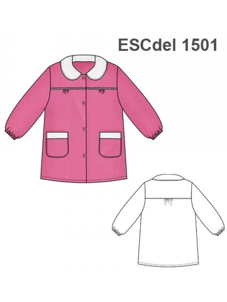 MOLDE DELANTAL BEBE ESCOLAR 1501 - 15231501