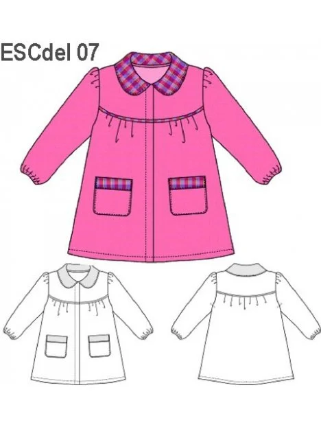 MOLDE DELANTAL PARVULO ESCOLAR 0907 - 15230907