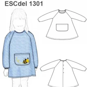 MOLDE DELANTAL PARVULO ESCOLAR 1301 - 15231301