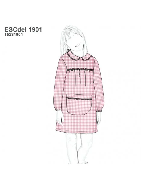 MOLDE DELANTAL PARVULO ESCOLAR 1901 - 15231901