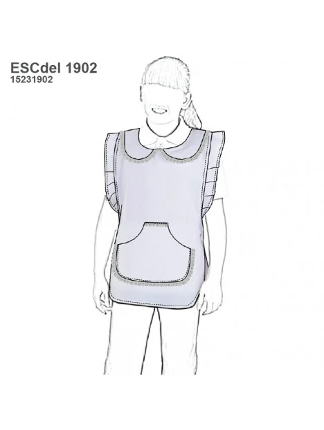 MOLDE DELANTAL PARVULO ESCOLAR 1902 -15231902