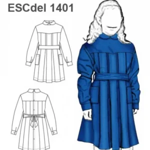 MOLDE DELANTAL TABLAS ESCOLAR 1401 - 15231401