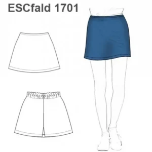 MOLDE FALDA SHORT ESCOLAR 1701 - 15111701