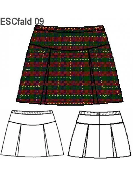 MOLDE FALDA TABLAS ESCOLAR 0909 -15110909