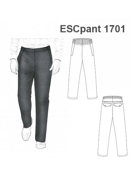 MOLDE PANTALON BASICO ESCOLAR 1701 - 15121701