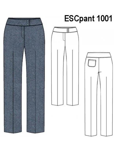 MOLDE PANTALON ESCOLAR 1001 - 15121001