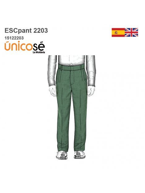 MOLDE PANTALON ESCOLAR CLASICO 2203 - 15122203