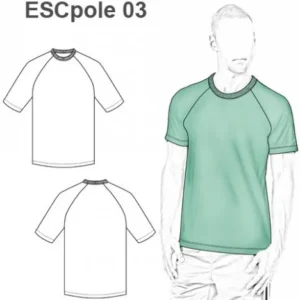 MOLDE POLERA ESCOLAR BASICA 0903 - 15090903