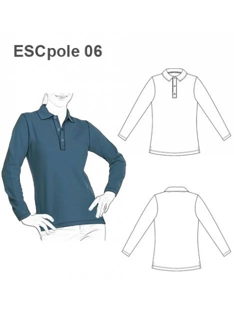 MOLDE POLERA POLO ESCOLAR 0906 - 15090906