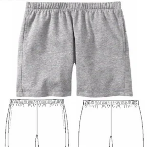 MOLDE SHORT GIMNASIA ESCOLAR 0901 - 15140901