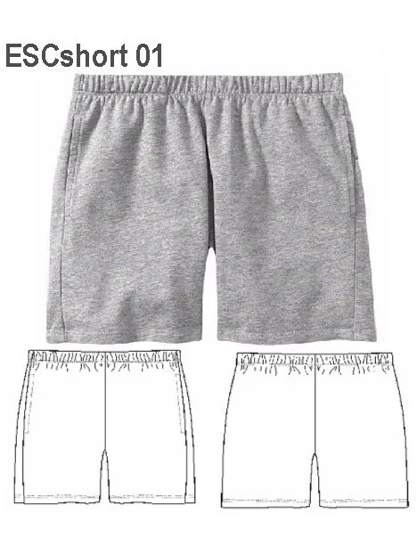 MOLDE SHORT GIMNASIA ESCOLAR 0901 - 15140901